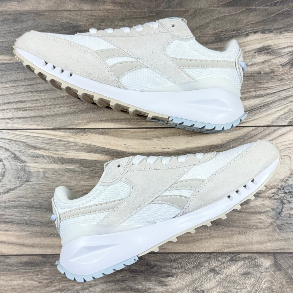 NIB Reebok Forte Racer 8M Life Style Athletic Sneakers Natural/Light Blue - Picture 7 of 10
